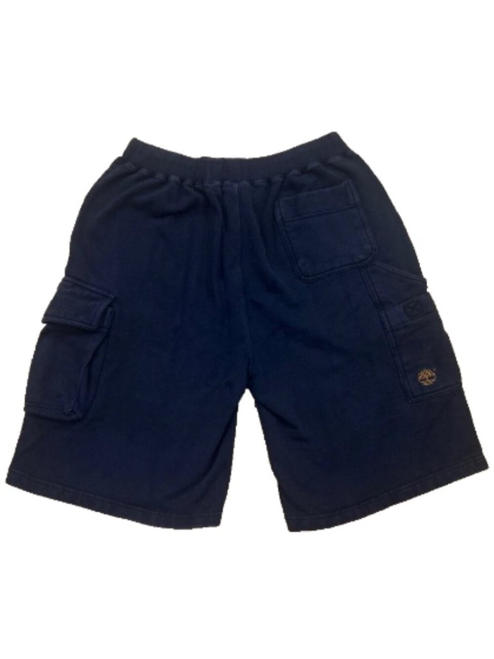 Vintage Timberland Navy Blue Cargo Sweatshorts 80s 90s Mens M Made in Korea